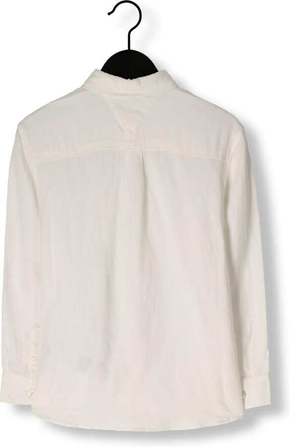 TOMMY HILFIGER Jongens Overhemden Linen Blend Relaxed Shirt Ls Wit - Foto 2