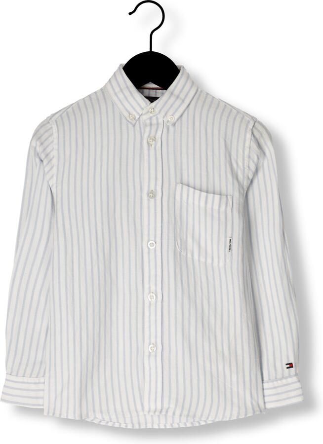 TOMMY HILFIGER Jongens Overhemden Linen Blend Striped Shirt Ls Lichtblauw - Foto 2