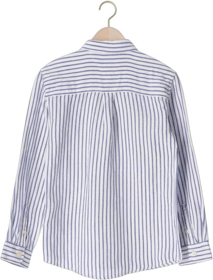 TOMMY HILFIGER Jongens Overhemden Linen Blend Striped Shirt Ls Wit - Foto 2