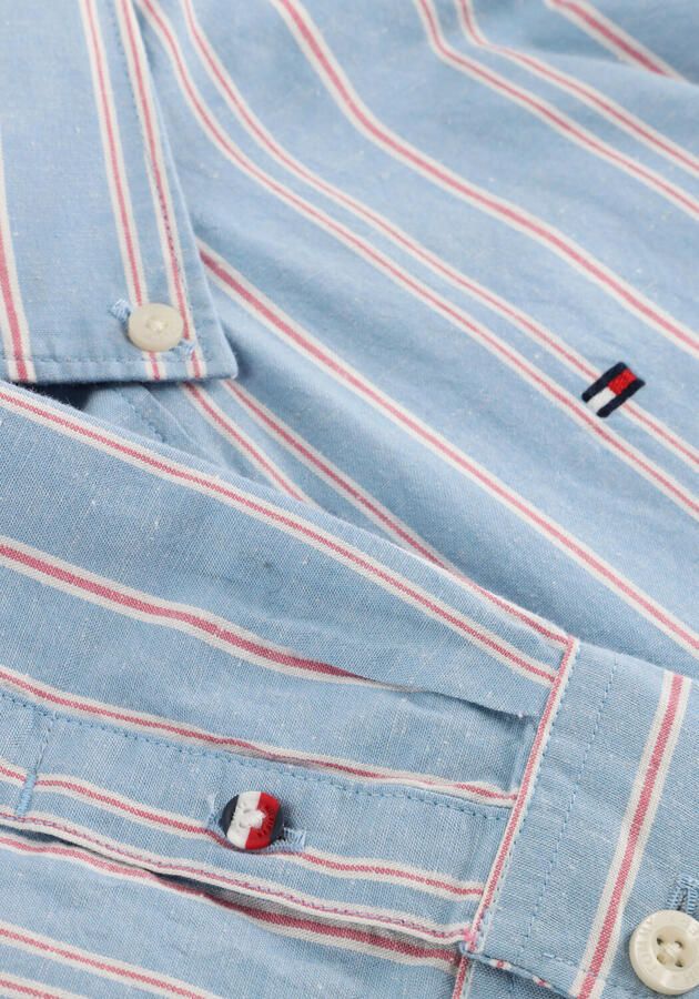TOMMY HILFIGER Jongens Overhemden Stripe Shirt Lichtblauw - Foto 2