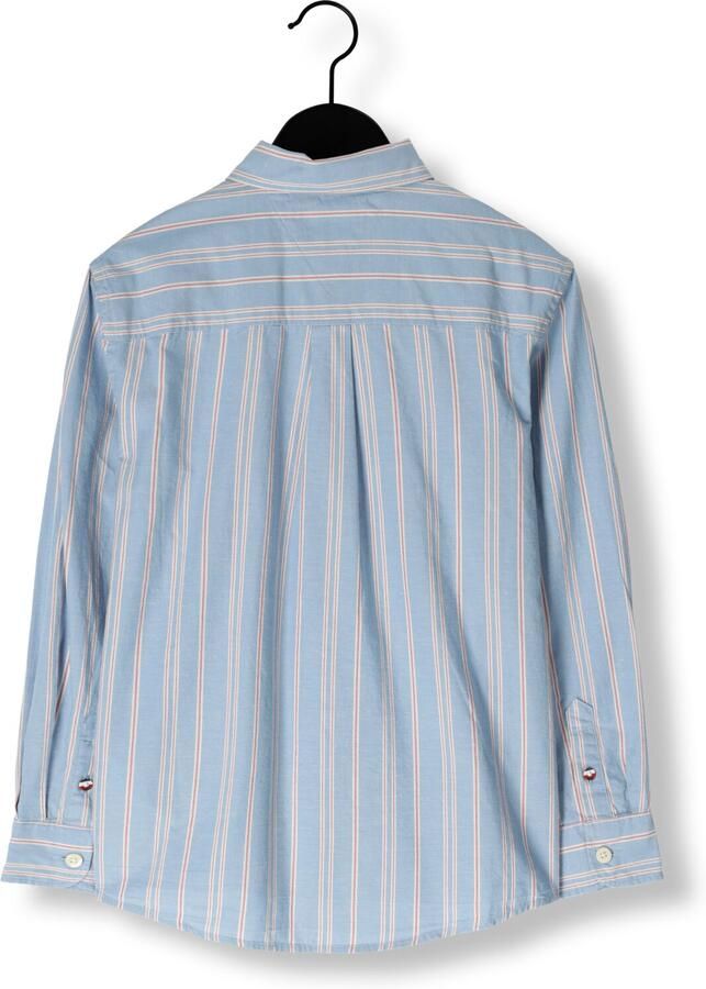TOMMY HILFIGER Jongens Overhemden Stripe Shirt Lichtblauw