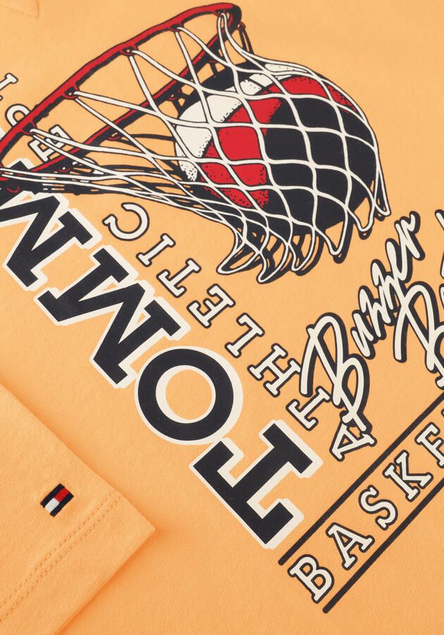 TOMMY HILFIGER Jongens Polo's & T-shirts Basketball Graphic T-shirt Oranje - Foto 3