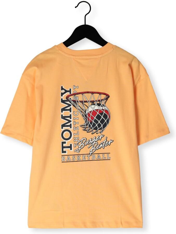 TOMMY HILFIGER Jongens Polo's & T-shirts Basketball Graphic T-shirt Oranje - Foto 2