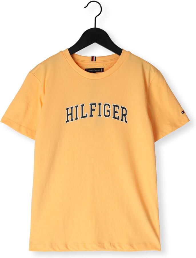 TOMMY HILFIGER Jongens Polo's & T-shirts Hilfiger Varsity T-shirt Perzik