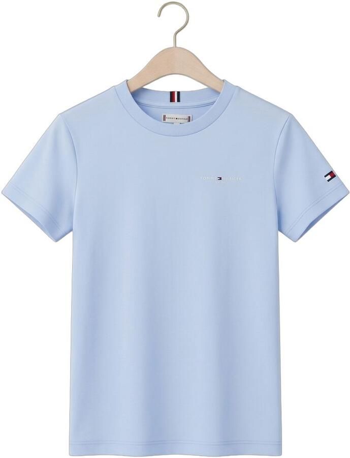 TOMMY HILFIGER Polo's & T-shirts Mini Corp T-shirt Lichtblauw