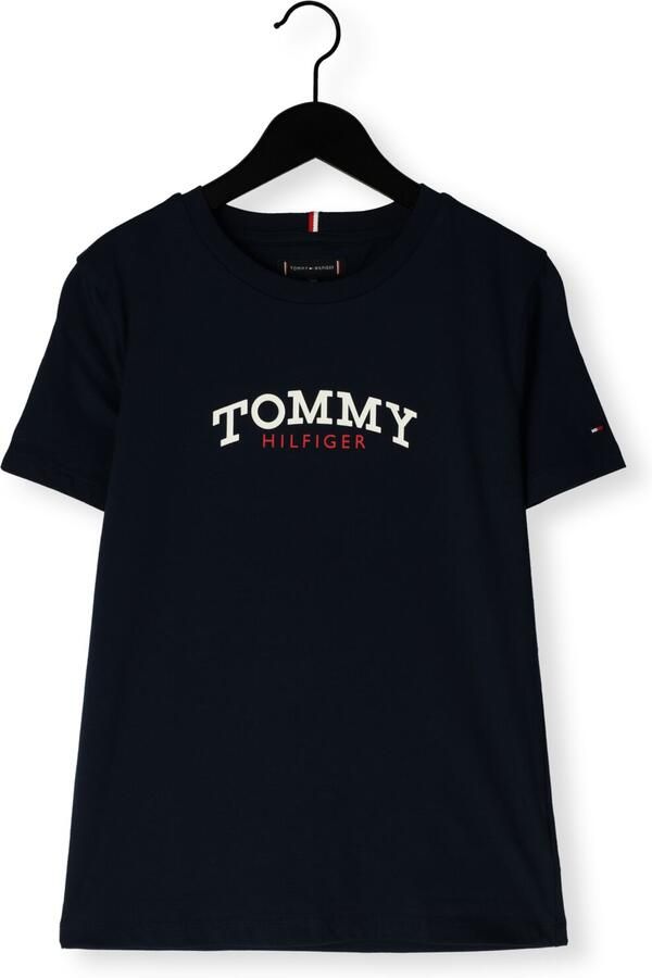 TOMMY HILFIGER Polo's & T-shirts Monogram Graphic T-shirt Donkerblauw