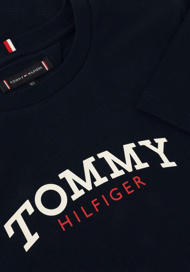 TOMMY HILFIGER Polo's & T-shirts Monogram Graphic T-shirt Donkerblauw - Foto 2