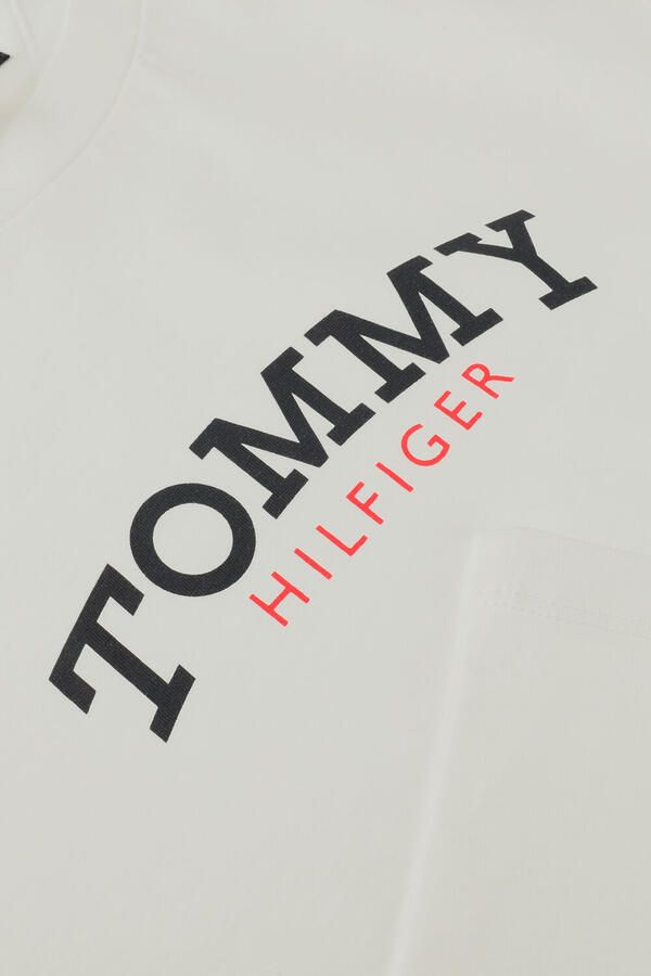 TOMMY HILFIGER Jongens Polo's & T-shirts Monogram Graphic T-shirt Gebroken Wit - Foto 2