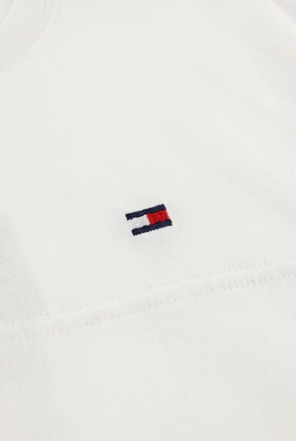 TOMMY HILFIGER Jongens Polo's & T-shirts Varsity Stripes T-shirt Ss Wit