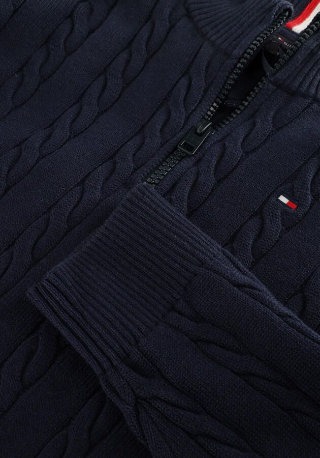 TOMMY HILFIGER Jongens Truien & Vesten Cable Half Zip Sweater Donkerblauw - Foto 1