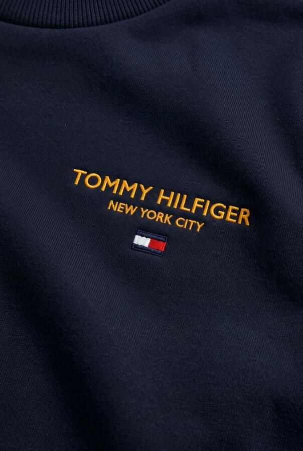 TOMMY HILFIGER Jongens Truien & Vesten Essential Logo Sweatshirt Donkerblauw