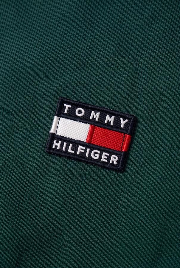 TOMMY HILFIGER Jongens Truien & Vesten Flag Heritage Crewneck Groen