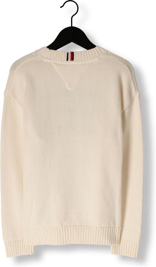 TOMMY HILFIGER Jongens Truien & Vesten Flag Sweater Ecru - Foto 2