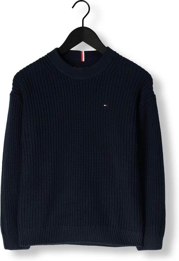 TOMMY HILFIGER Jongens Truien & Vesten Half Cardigan C-neck Sweater Donkerblauw - Foto 2