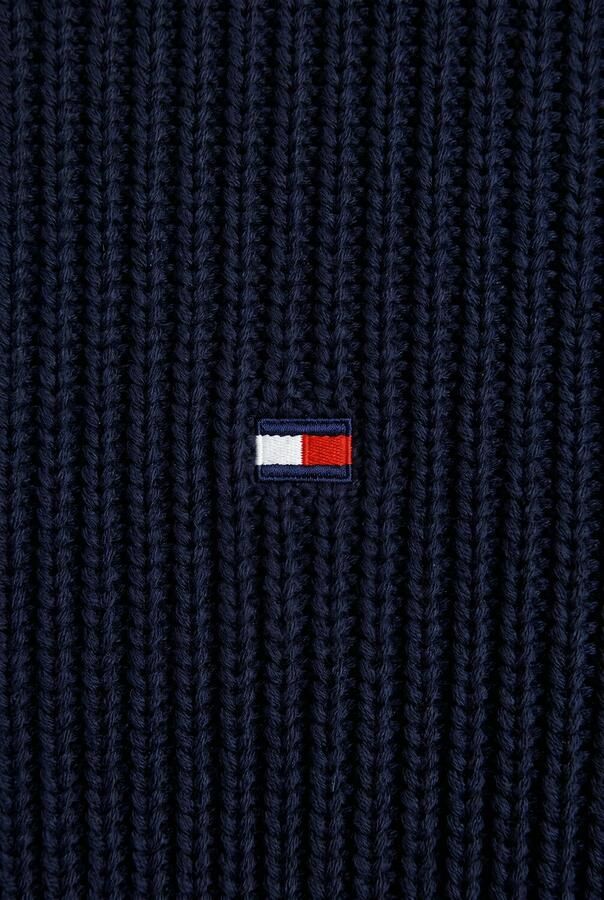 TOMMY HILFIGER Jongens Truien & Vesten Placed Sleeve Cable Sweater Donkerblauw - Foto 2