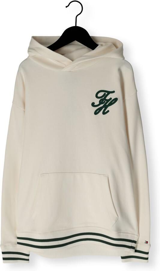 TOMMY HILFIGER Jongens Truien & Vesten Th Script Graphic Hoodie Ecru