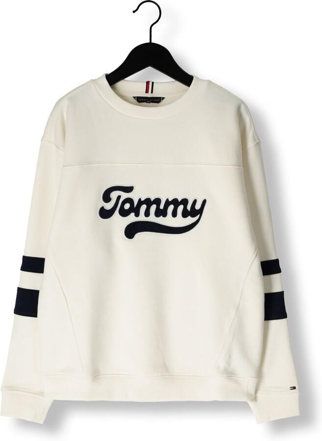 TOMMY HILFIGER Jongens Truien & Vesten Varsity Colourblock Sweatshirt Ecru - Foto 2