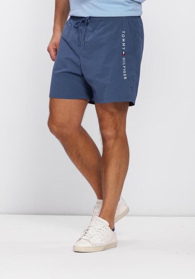 TOMMY HILFIGER UNDERWEAR Tommy Hilfiger Heren Zwembroeken Medium Drawstring Zip Pocket Blauw