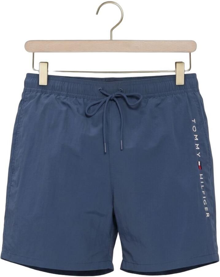 TOMMY HILFIGER UNDERWEAR Tommy Hilfiger Heren Zwembroeken Medium Drawstring Zip Pocket Blauw - Foto 2