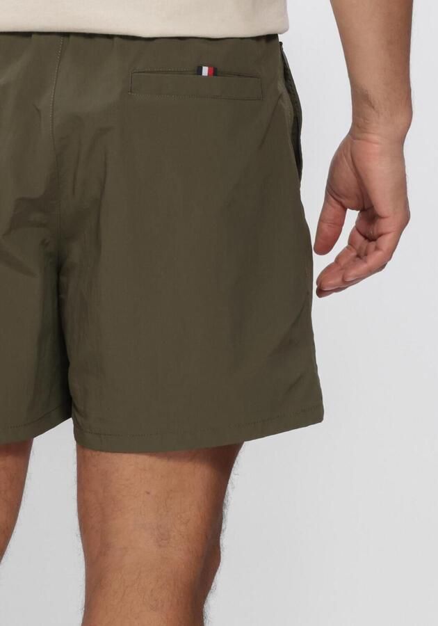 TOMMY HILFIGER UNDERWEAR Tommy Hilfiger Heren Zwembroeken Medium Drawstring Zip Pocket Khaki - Foto 4