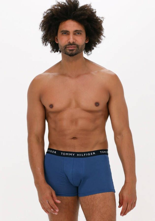 Tommy Hilfiger Underwear Boxershort met contrastkleurige onderbroekband (set van 3)