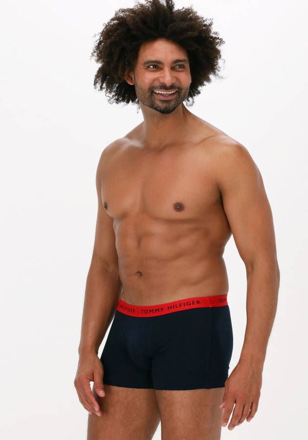 Tommy Hilfiger Underwear Boxershort met contrastkleurige onderbroekband (set van 3)