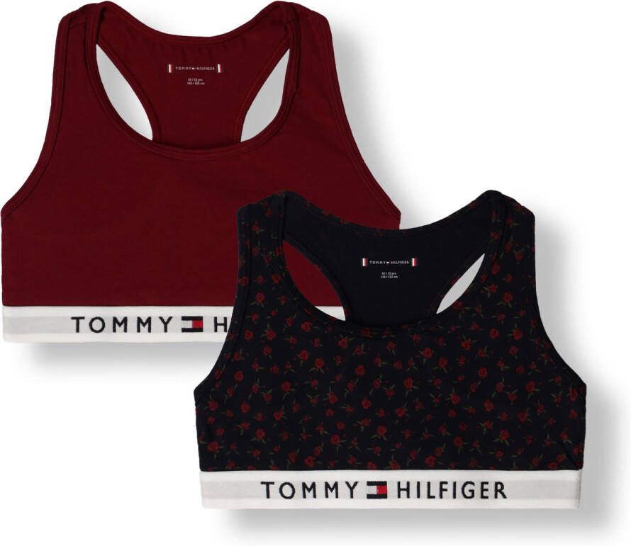 TOMMY HILFIGER UNDERWEAR Tommy Hilfiger Meisjes Nachtkleding 2p Bralette Print Roze