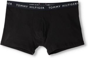 Tommy Hilfiger Underwear Trunk met logo op de tailleband (set 3 stuks Set van 3)