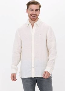 Tommy Hilfiger Witte Casual Overhemd Pigment Dyed Linen Rf Shirt