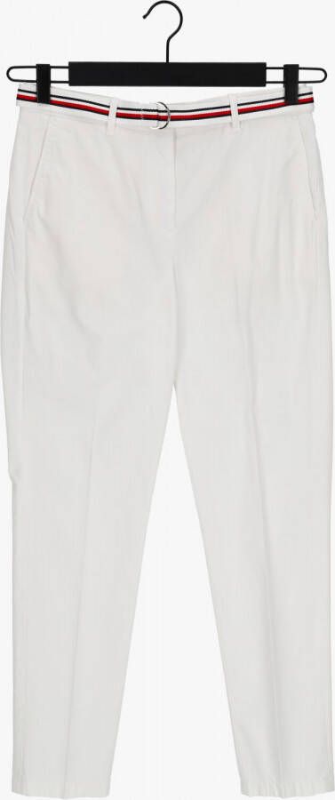 Tommy Hilfiger Chino HAILEY SLIM CO TENCEL CHINO PANT met riem met strepen