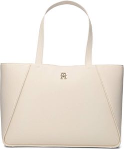 Tommy Hilfiger Witte Shopper Th Casual Tote