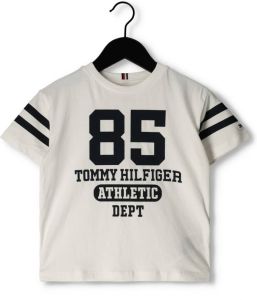Tommy Hilfiger Witte T-shirt Collegiate Tee S s