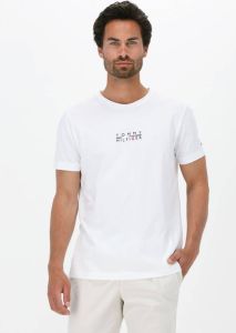 Tommy Hilfiger Witte T-shirt Square Logo Tee