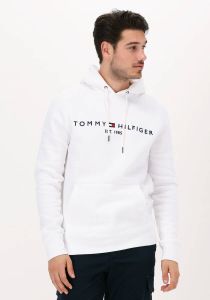 Tommy Hilfiger hoodie met biologisch katoen ybr white
