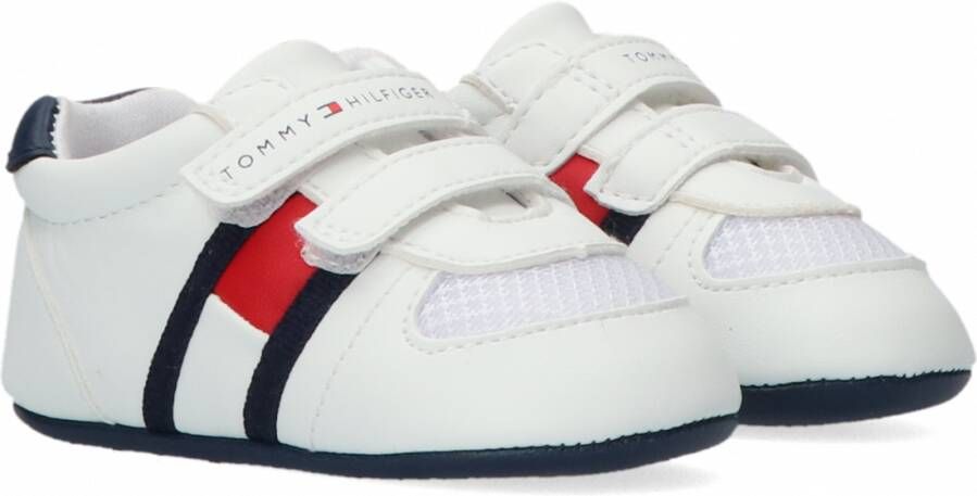 Tommy Hilfiger Witte Velcro Shoe Babyschoenen