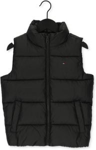 Tommy Hilfiger Zwarte Bodywarmer Essential Padded Vest