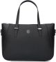 Tommy Hilfiger Elegante Zwarte Handtas met veelzijdige banden Black Dames - Thumbnail 1