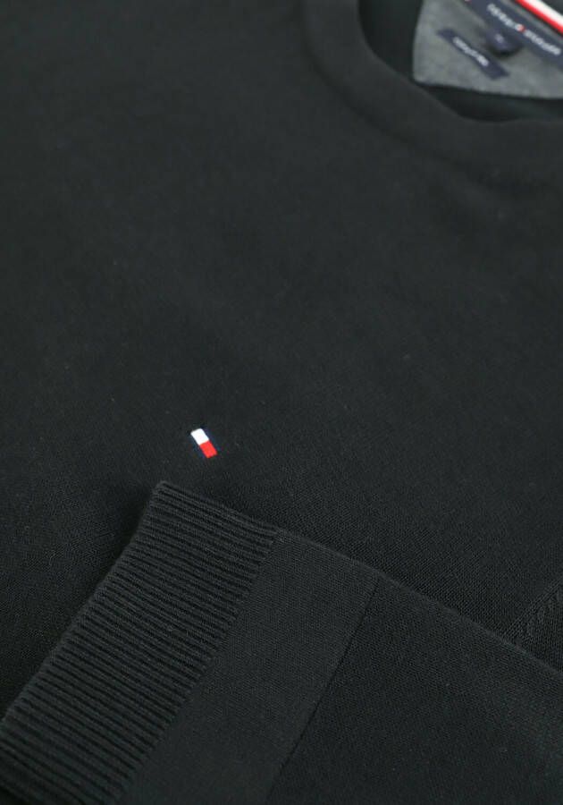 Tommy Hilfiger Organisch Katoen Zijde Jersey voor Heren Black Heren