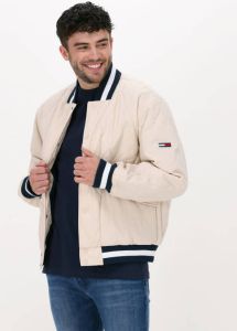 Tommy Jeans Beige Jack Tjm Diamond Quilted Bomber