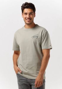 Tommy Jeans T-shirt van biologisch katoen faded willow