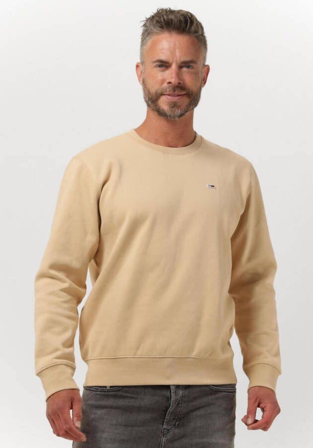 Tommy Jeans Camel Sweater Tjm Regular Fleece C Neck