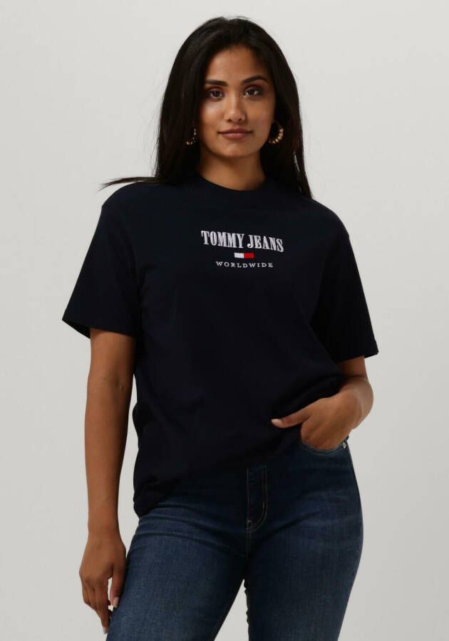 TOMMY JEANS Dames Tops & T-shirts Rlx Archive 1 Tee Donkerblauw