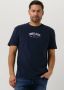 TOMMY JEANS Heren Polo's & T-shirts Tjm Clsc Small Varsity Tee Donkerblauw - Thumbnail 1