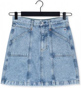 Tommy Jeans Lichtblauwe Minirokken Mom Skirt K Pckt Be715 Svlbrg