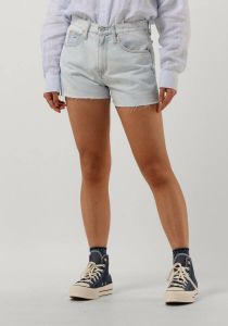 Tommy Jeans Lichtblauwe Shorts Hot Pant Short Bg0018