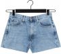 Tommy Jeans Blauwe Katoenen Dames Shorts met Ritssluiting en Knoopsluiting Blue Dames - Thumbnail 1