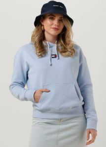 Tommy Jeans Lichtblauwe Sweater Tjw Tommy Center Badge Hoodie