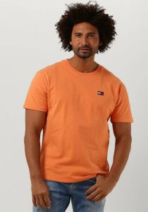 Tommy Jeans Oranje T-shirt Tjm Clsc Tommy Xs Badge Tee