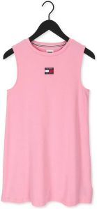 Tommy Jeans Roze Mini Jurk Tjw Badge Tank Dress