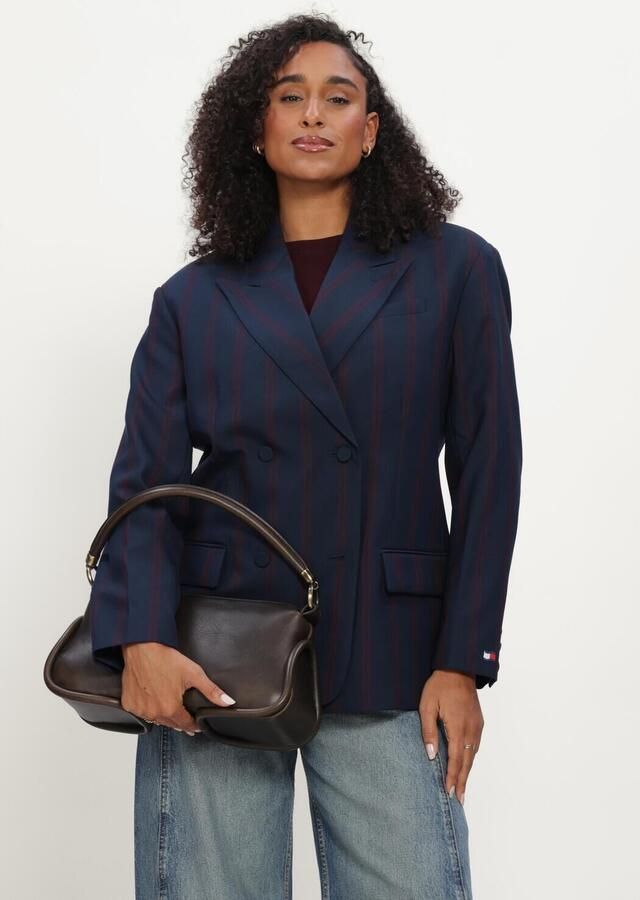TOMMY JEANS Dames Blazers Tjw Collegiate Blazer Donkerblauw